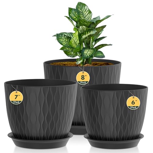 Homeuouz 3 Packs Blumentopf Mit Bew Sserungssystem 20