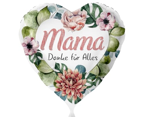 Folienballon Mama Danke F R Alles Blumen Ballon