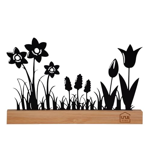 Unus Aufsteller Fr Hlings Dekoration Aus Bambus Metall