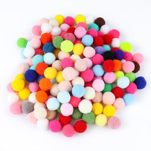 Mini Pompons Bunt 250 St Ck Pompons Zum