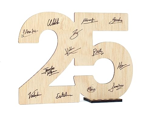 Contraxt Holzschild Zur Silberhochzeit Geschenk Zum 25 Hochzeitstag