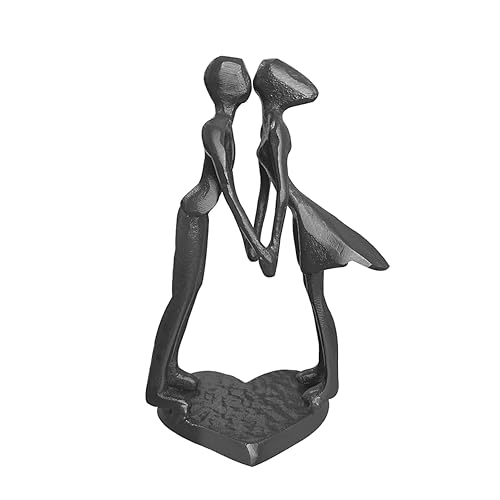 Eisen Skulptur Paar Figur Romantische Deko Aus Gusseisen