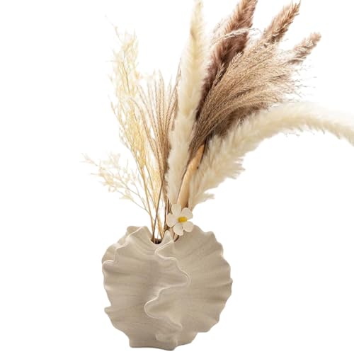 Keramik Vasen F R Pampasgras Blumenvase Deko Wohnzimmer