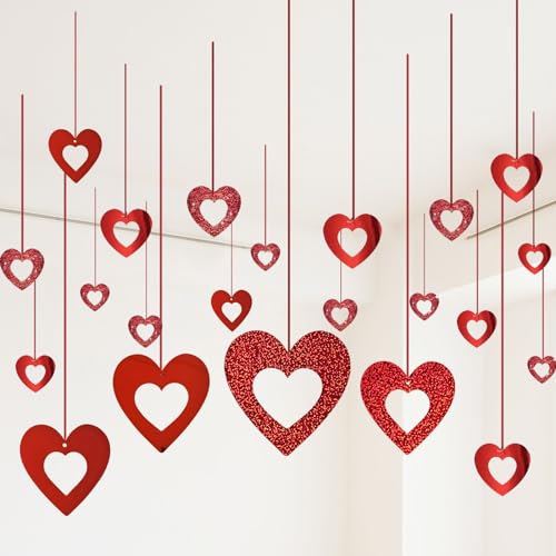 Herzgirlanden Herzf Rmige Luftschlangen Herzen Girlande Herz Banner