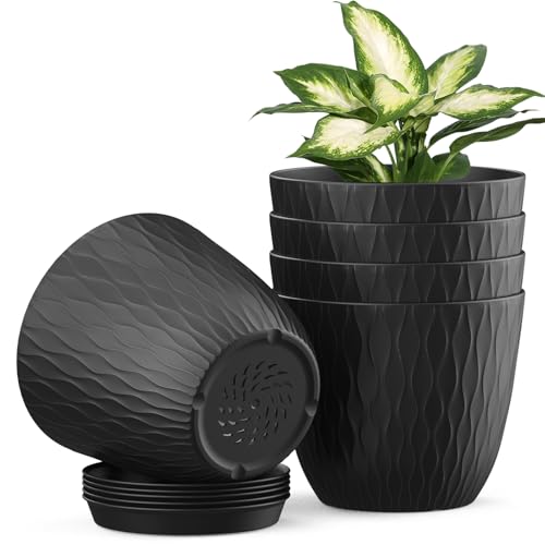 Homeuouz 5 Packs Blumentopf Mit Bew Sserungssystem 15