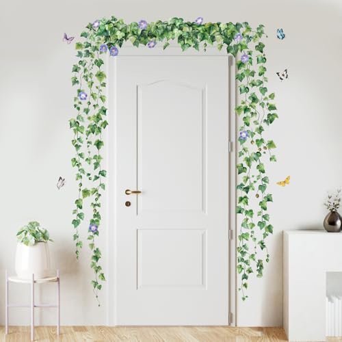 Shuhcing Wandtattoo Efeu Gr N Wandsticker H Ngende