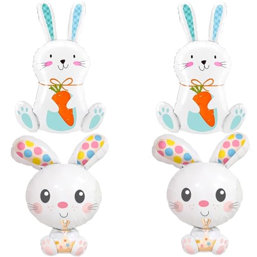 4 X Osterballons Osterhasen Folienballons 76 2 Cm