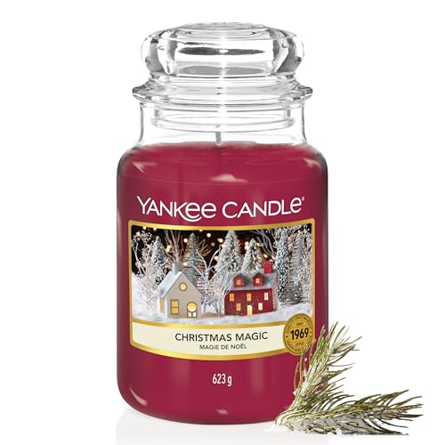 Yankee Candle Duftkerze Im Glas Gro Christmas Magic