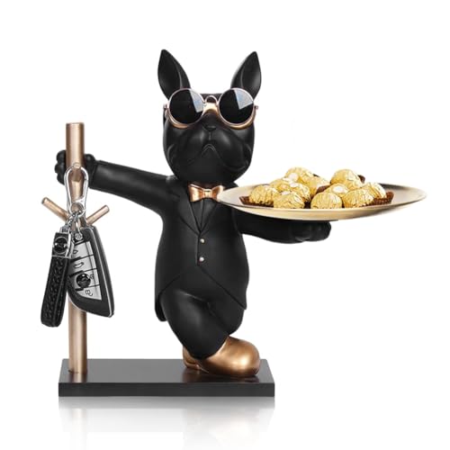 Okesyo Bulldogge Skulptur Deko Franz Sische Bulldogge Tablett