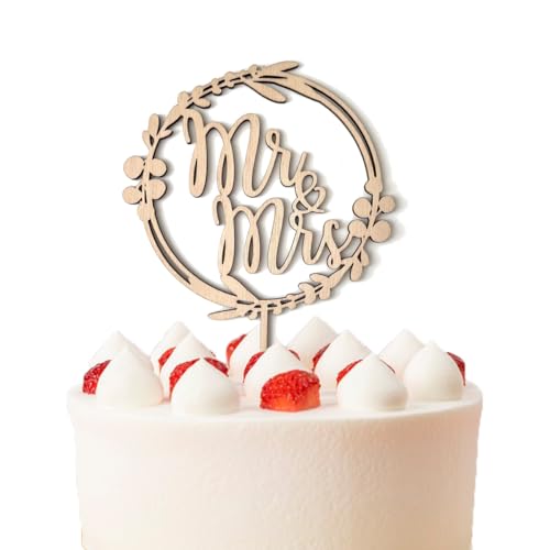 Cake Topper Hochzeit Holz Tortendeko Hochzeit Mr Mrs
