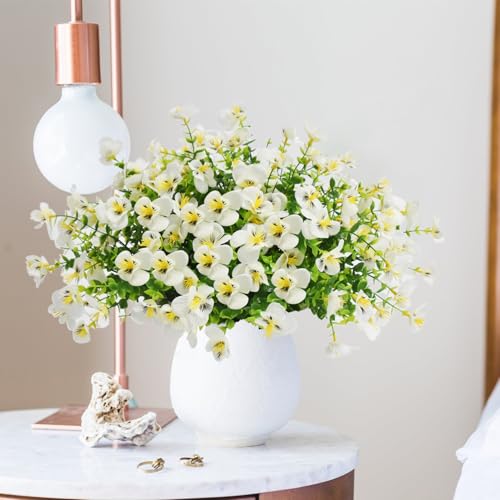 Yugyum 10 B Ndel Wei K Nstliche Kunstblumen