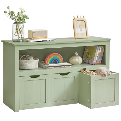 Vasagle Kinderregal Spielzeugaufbewahrung F R Kinder Aufbewahrungsschrank Spielzeugschrank