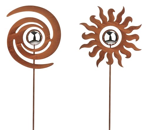 Kobolo Gartenstecker Mix Felix 2er Set Metall In