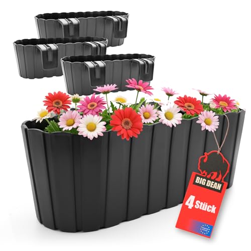 Bigdean 4 St Ck Blumenkasten Balkongel Nder Balkon