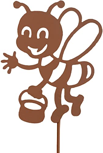 Kronly Gartenstecker Flei Ige Biene Roststecker Wetterfest Gartendeko
