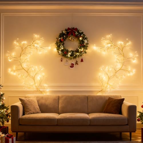 Ciskotu Lichterkette Willow Vine Mit Stecker 288 Leds
