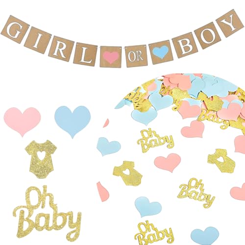 Gender Reveal Party Deko Baby Party Dekoration Mit