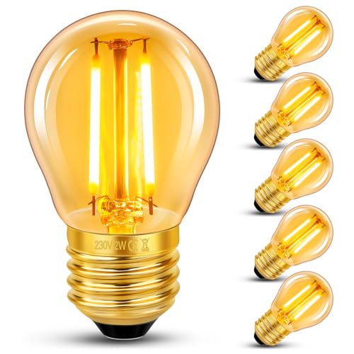 6 St Ck E27 Led 2w Edison Vintage