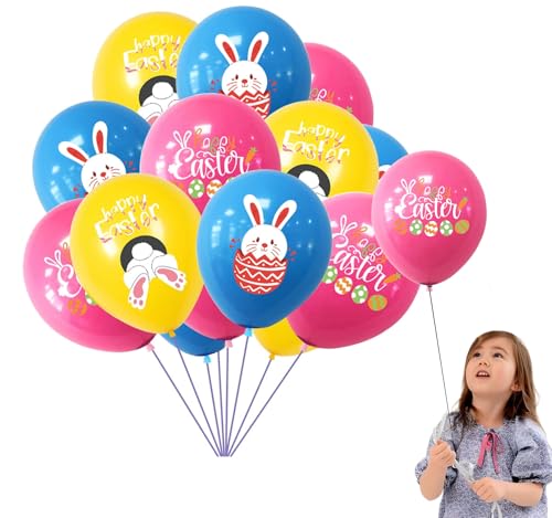 15 St Ck Osterhasen Ballons Eierhasen Ballons Frohe