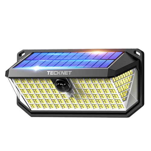 Tecknet Solarlichter F R Au En Mit Bewegungsmelder
