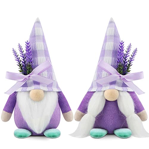 Gehydy Sommer Wichtel Lavendel Fr Hling Dekoration 2er