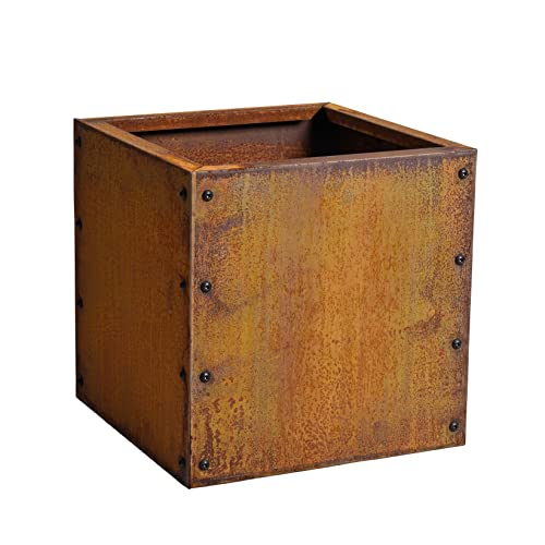 Estexo Hochbeet Pflanzkasten Edelrost Blumenkasten Pflanzbeet Blumenbeet Beet