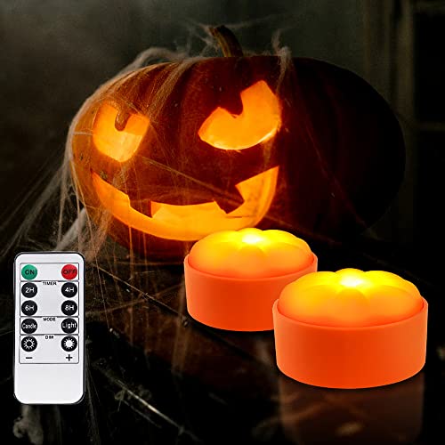 Gobesty 2er Halloween K Rbis Deko Licht Mit