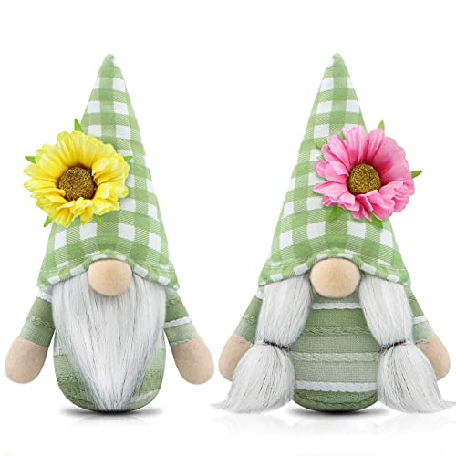 Gehydy 2er Set Sommer Wichtel Blumen Dekoration Fr