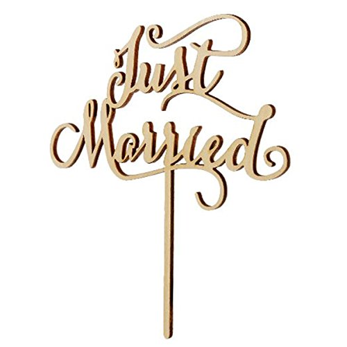 Rosenice Just Married Tortendekoration Hochzeitstorte Topper Dekoration