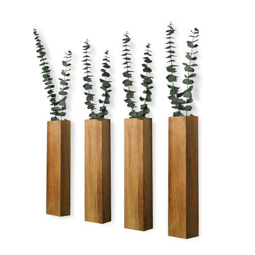 Wand Pflanzgef Aus Holz 4 St Ck F
