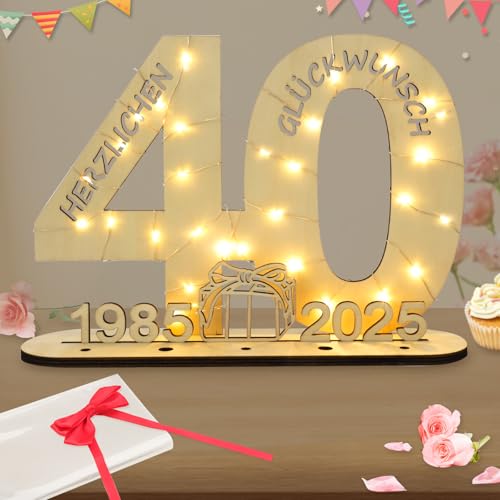 Seutgjie Deko 40 Geburtstag Frau Mann Geldgeschenke Geburtstag