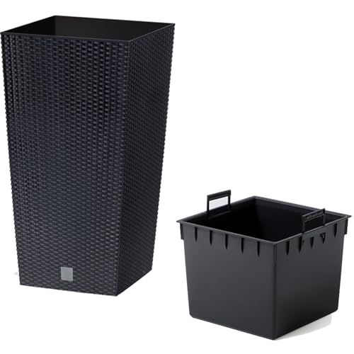 Prosperplast Blumentopf In Rattan Optik Pflanzk Bel Mit