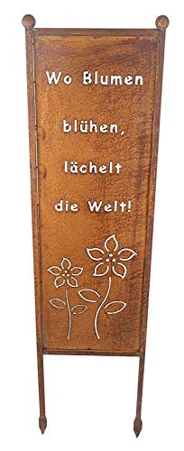 Bornh Ft Schild Spruchtafel Gartenschild Edelrost Rost Zum