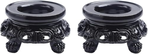 Ymhapp 2 St Ck Schwarzer Holzst Nder F