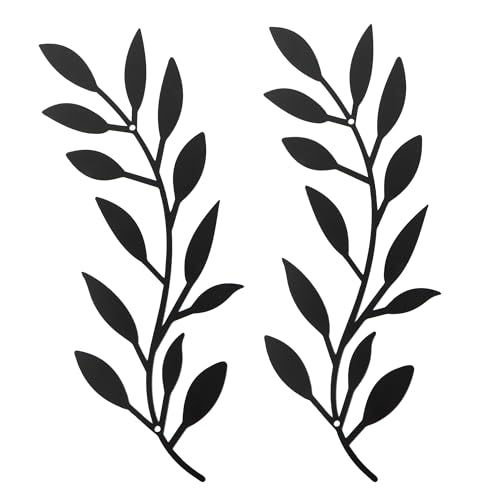 Wanddeko Wohnzimmer 2 St Ck Bl Ttern Wanddeko