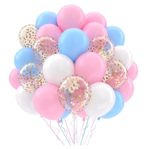 Luftballons Rosa Blau Gender Reveal 52 St Ck
