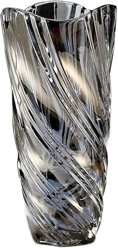 Duscdesp Blumenvase Glas 24 Cm Kristall Vase Modern