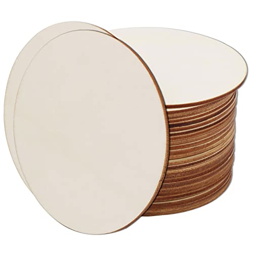Holzscheiben Zum Basteln 10cm 30 St Ck Runde