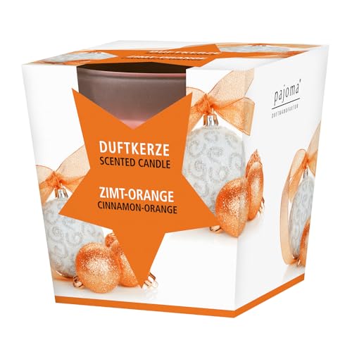 Pajoma Duftkerze Zimt Orange Im Satinierten Glas 120g