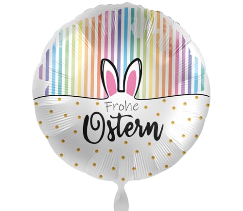 Folienballon Frohe Ostern Bunter Ballon Osterhase Geschenke Ostern