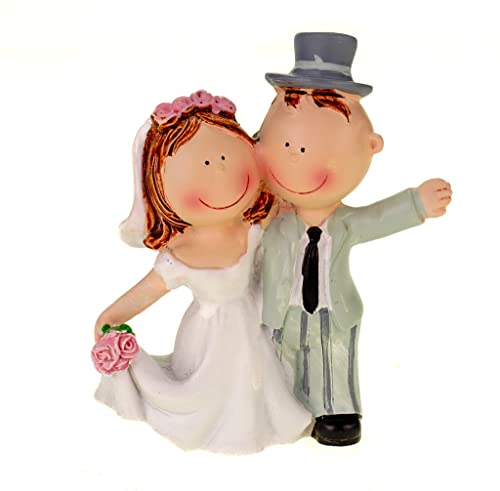 Hobbyfun Hochzeitspaar Figur Tischdeko 9 Cm Tortendeko Brautpaar