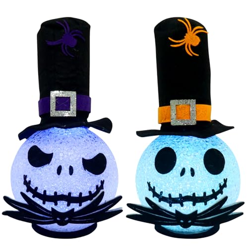 Halloween Deko Leuchtende K Rbis Licht 2 St