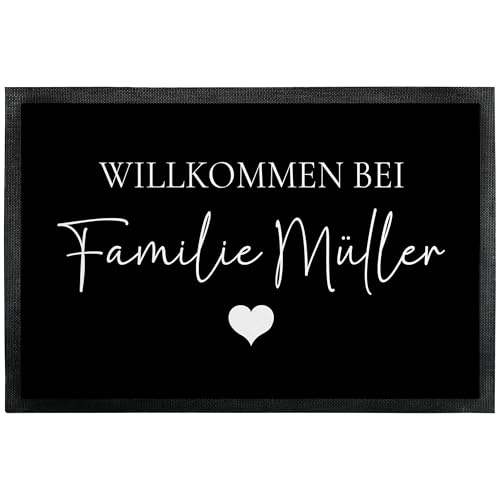 True Statements Deko Fu Matte Willkommen Bei Personalisiert