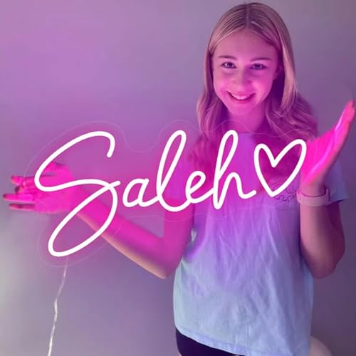 Ibaynawi Neon Schild Personalisiert Led Leuchtschilder F R