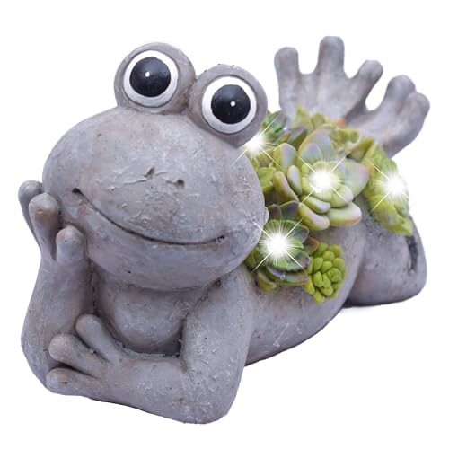 Teresa S Collections Solar Frosch Gartendeko F R