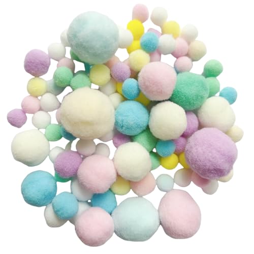Abschlussverkauf 700 Bunte Pompons Zum Basteln 10mm 25mm