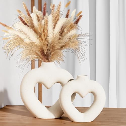 Zormon Wei E Vasen Zur Dekoration Herzf Rmiges