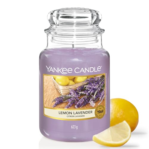 Yankee Candle Duftkerze Im Glas Gro Lemon Lavender