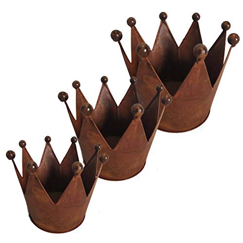 Unus Krone Rost Gartendeko Rostoptik Edelrostrost Deko F