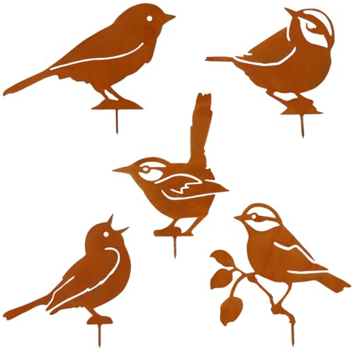 Talemoon Gartenstecker V Gel Deko Rost 5er Rost